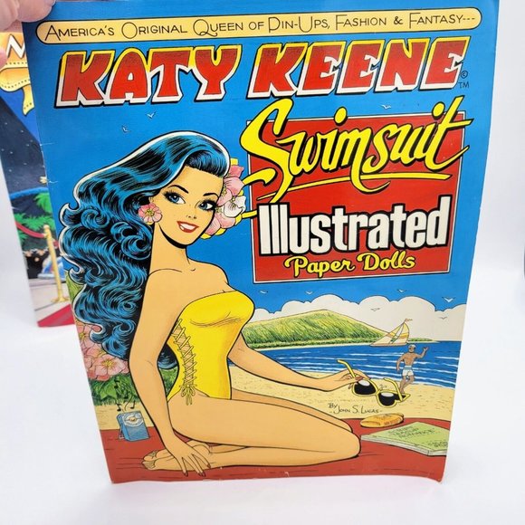 Vintage 1995/1996 Katy Keene Paper Doll Books Lot Of Two New John Lucas - Picture 2 of 10